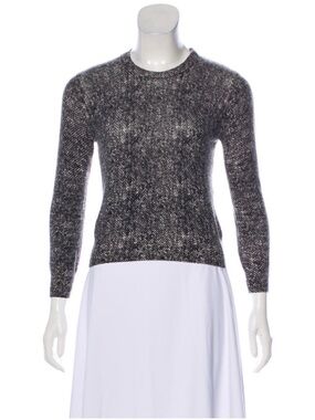 Dolce & Gabbana Black and White Crewneck Sweater